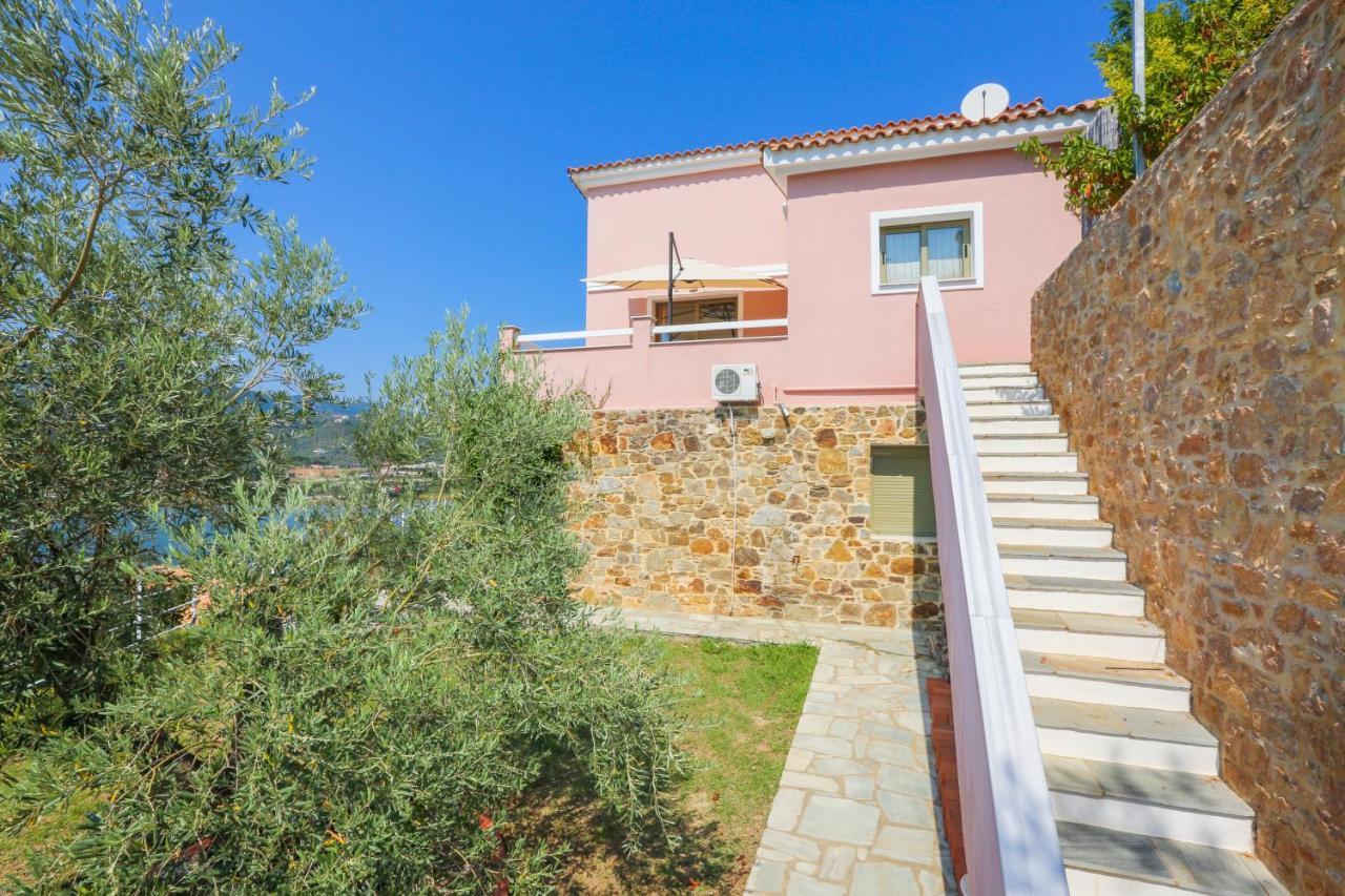 Skiathos Seaview Villa With Pool Punta Eksteriør bilde