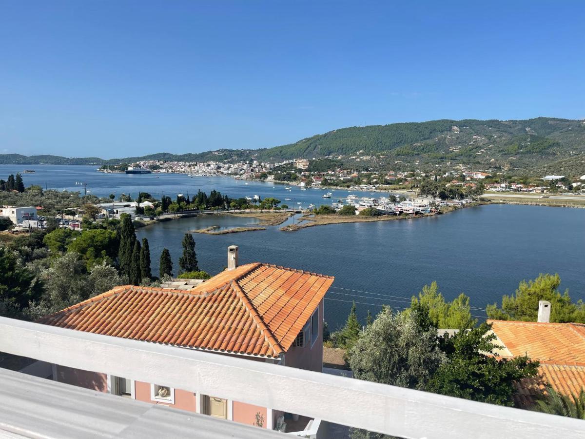 Skiathos Seaview Villa With Pool Punta Eksteriør bilde