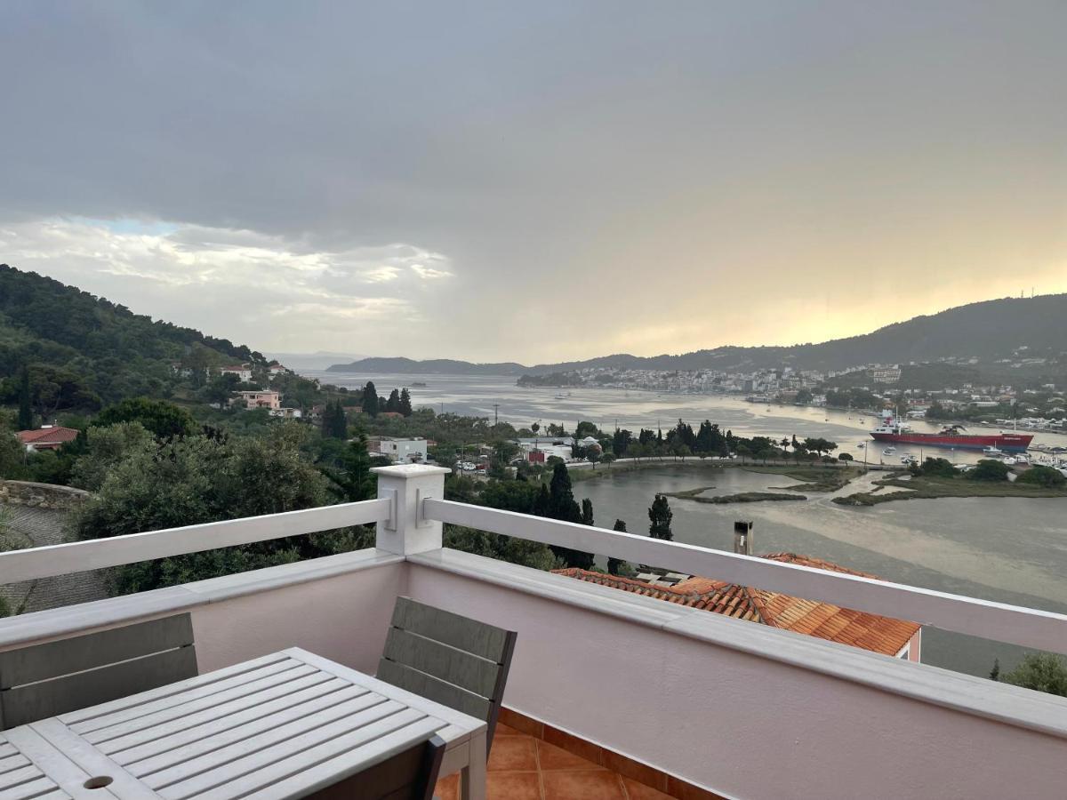 Skiathos Seaview Villa With Pool Punta Eksteriør bilde