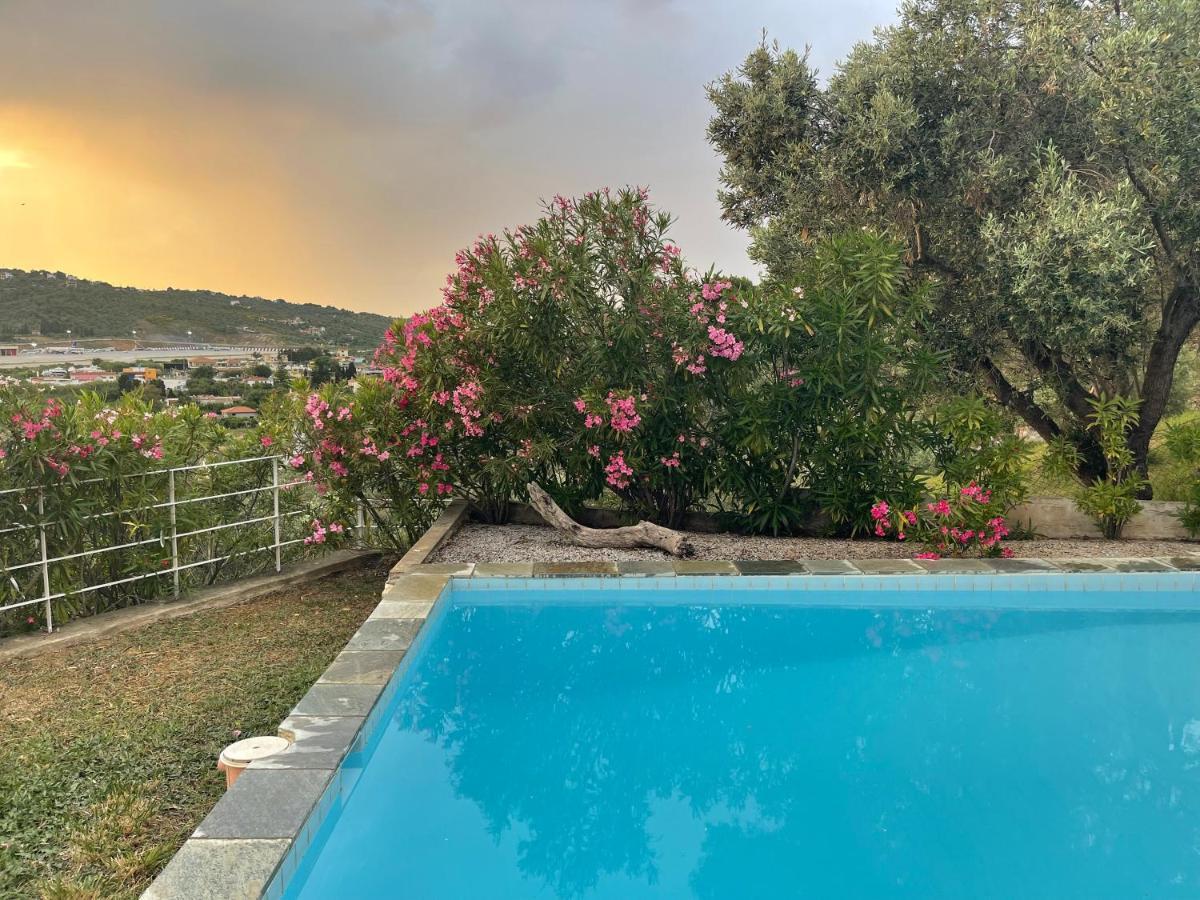 Skiathos Seaview Villa With Pool Punta Eksteriør bilde