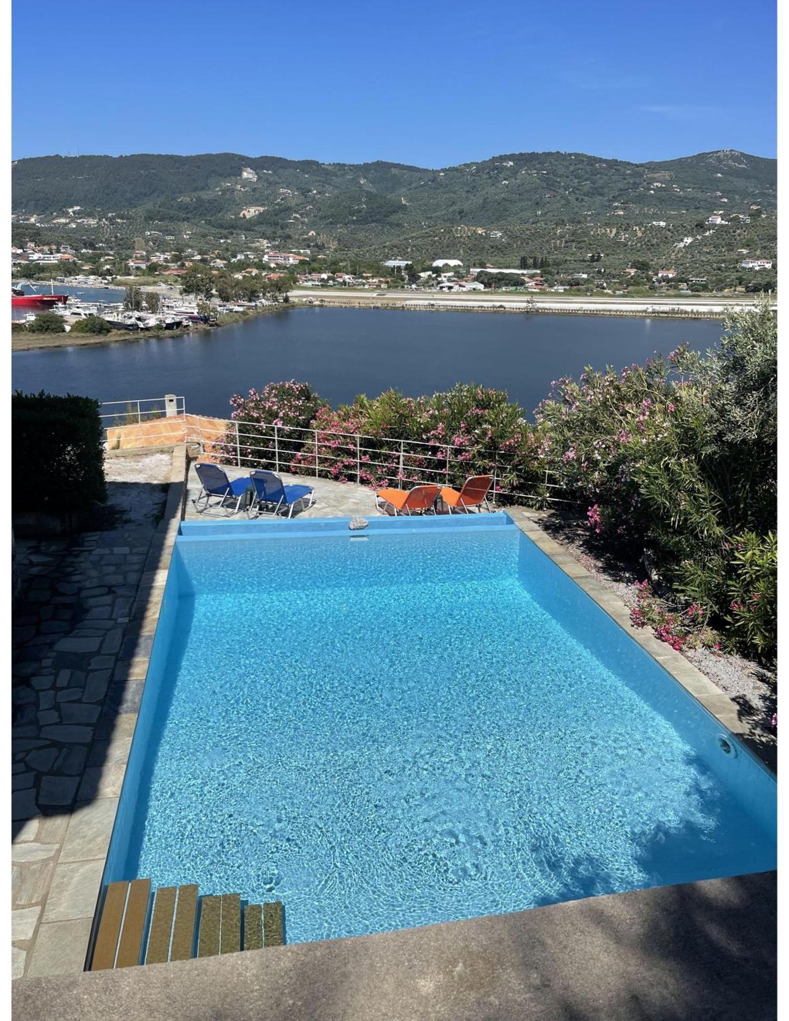 Skiathos Seaview Villa With Pool Punta Eksteriør bilde